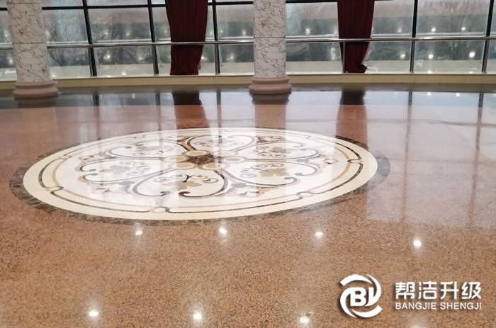 老旧石材晶面处理后效果 老旧石材晶面处理后效果