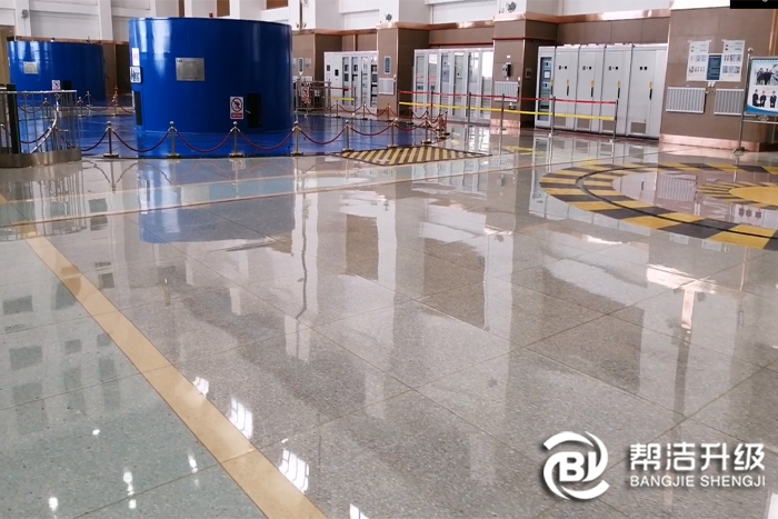 旧水磨石地面升级固化后 旧水磨石地面升级固化后